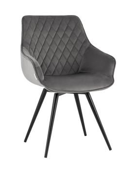 Велюр темно-серый