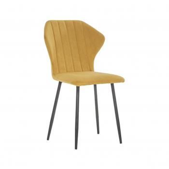 Каркас Чёрный/Велюр ULTRA MUSTARD Горчичный