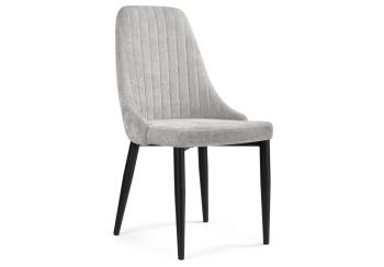 серая ткань / черный