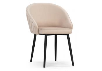 бежевый велюр MR-26 / черный