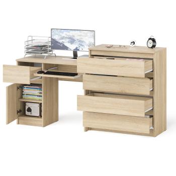 Стол компьютерный СВК Мори МС-1 левый + Комод МК800.4