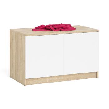 Дуб Сонома/Белый