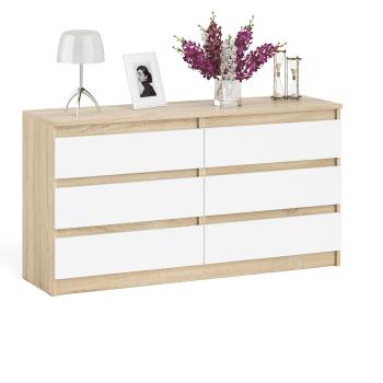 Дуб Сонома/Белый