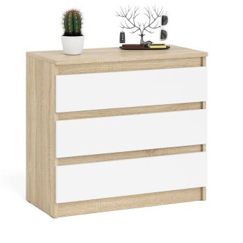 Дуб Сонома/Белый