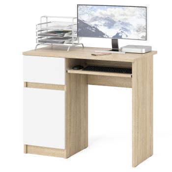 Дуб Сонома/Белый