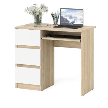 Дуб Сонома/Белый