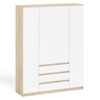 Дуб Сонома/Белый