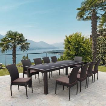 Комплект плетеной мебели Афина T438/Y380A-W53 10PCS