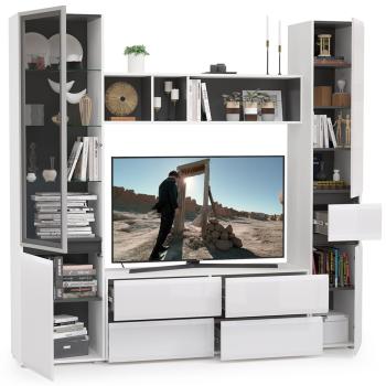 Гостиная Mobi Сидней Комплектация № 23 13.63 + 15.57 + 13.201 + 13.202