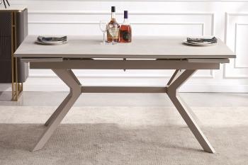 Стол интерьерный раздвижной обеденный из керамики 4sis Меркурий