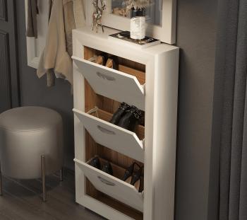 Тумба для обуви БРВ Мебель MALTA B136-BUT3B