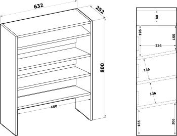 Тумба для обуви Сокол ТО-32