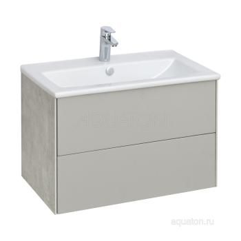 Тумба с раковиной Aquaton Сохо 75/Раковина Элина 75