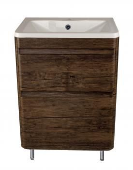 Тумба напольная Style Line Атлантика 60 + Умывальник Атлантик 60