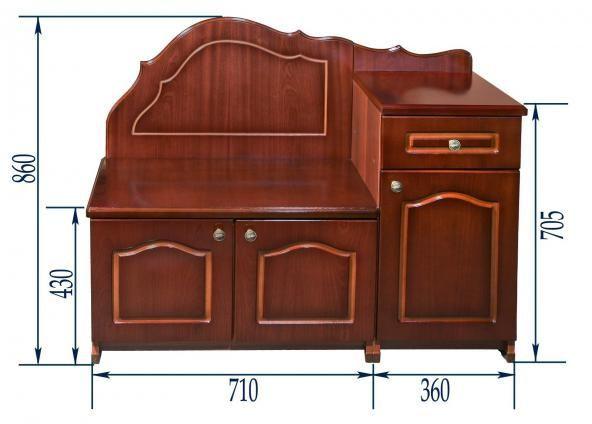 Тумба для обуви Слайн-К №4 (ТДО-4)