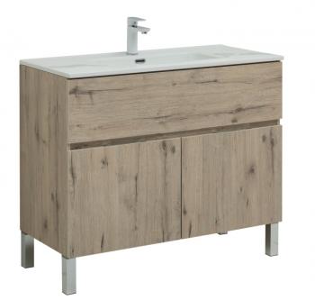 Тумба под раковину AQUANET Алвита New 100 (1 ящик, 2 дверцы)