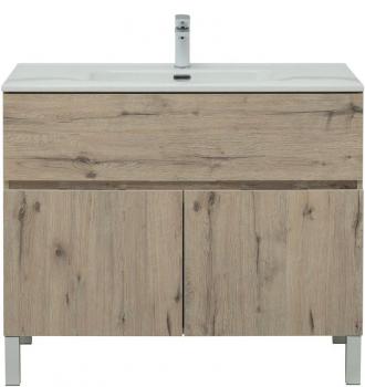 Тумба под раковину AQUANET Алвита New 100 (1 ящик, 2 дверцы)