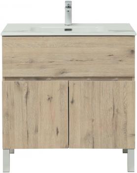 Тумба под раковину AQUANET Алвита New 80 (1 ящик, 2 дверцы)