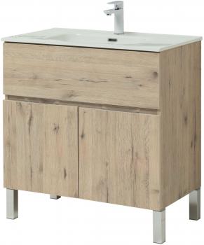 Тумба под раковину AQUANET Алвита New 80 (1 ящик, 2 дверцы)