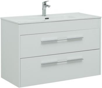 Тумба под раковину AQUANET Августа 100 (ручка хром)