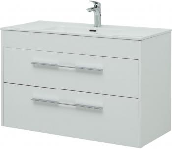 Тумба под раковину AQUANET Августа 100 (ручка хром)