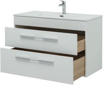 Тумба под раковину AQUANET Августа 100 (ручка хром)