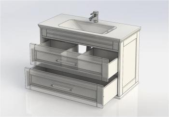 Тумба под раковину AQUANET Бостон 100