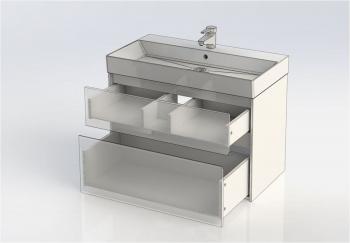 Тумба под раковину AQUANET Бруклин 85