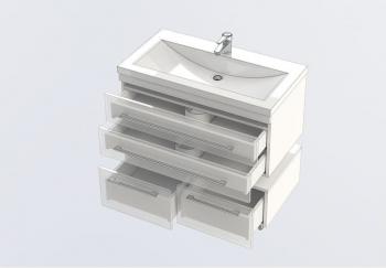 Тумба под раковину AQUANET Нота 90