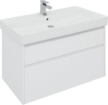 Тумба под раковину AQUANET Nova Lite 100 (SLIM SYNERGY) (2 ящика)