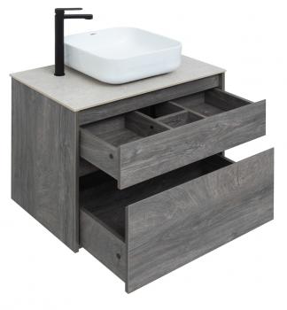 Тумба под раковину AQUANET Nova Lite 75 (2 ящик)