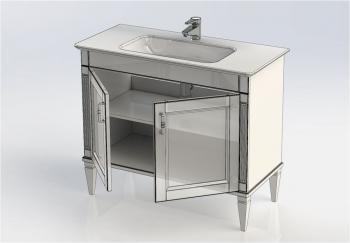 Тумба под раковину AQUANET Селена 105 (2 дверцы)