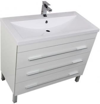 Тумба под раковину AQUANET Верона 100 (напольная 3 ящика)