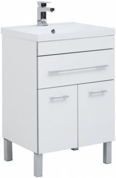 Тумба под раковину AQUANET Верона 58 (напольная 1 ящик 2 дверцы)