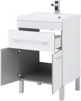 Тумба под раковину AQUANET Верона 58 (напольная 1 ящик 2 дверцы)
