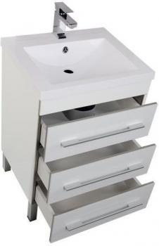 Тумба под раковину AQUANET Верона 58 (напольная 3 ящика)