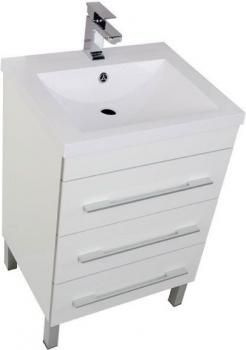 Тумба под раковину AQUANET Верона 58 (напольная 3 ящика)