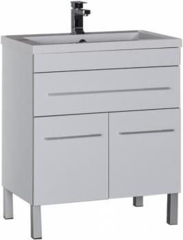 Тумба под раковину AQUANET Верона 75 (напольная 1 ящик 2 дверцы)