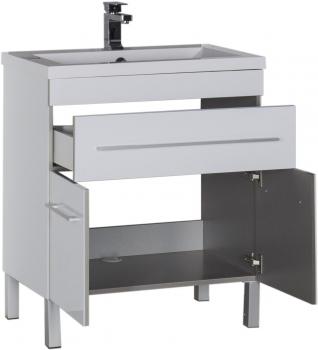 Тумба под раковину AQUANET Верона 75 (напольная 1 ящик 2 дверцы)