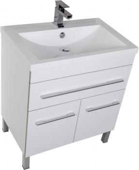 Тумба под раковину AQUANET Верона 75 (напольная 1 ящик 2 дверцы)