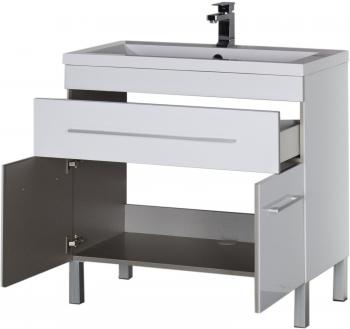 Тумба под раковину AQUANET Верона 90 (напольная 1 ящик 2 дверцы)