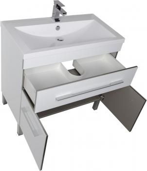 Тумба под раковину AQUANET Верона 90 (напольная 1 ящик 2 дверцы)