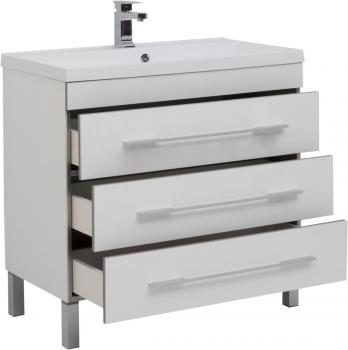 Тумба под раковину AQUANET Верона 90 (напольная 3 ящика)