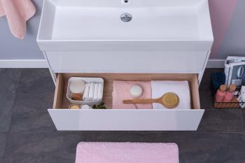 Тумба с раковиной AQUANET Бруклин 100