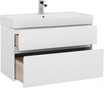 Тумба с раковиной AQUANET Бруклин 100