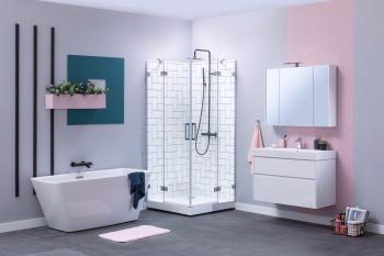 Тумба с раковиной AQUANET Бруклин 100