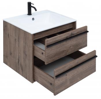 Тумба с раковиной AQUANET Lino 60