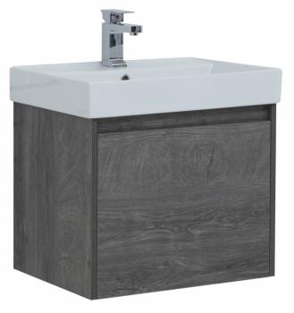 Тумба с раковиной AQUANET Nova Lite 60 (1 ящик)