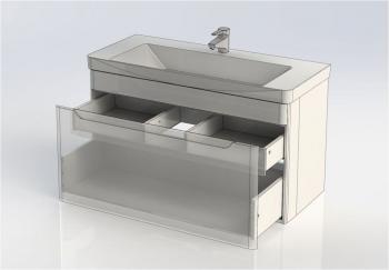 Тумба с раковиной AQUANET София 105