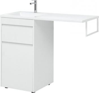 Тумба с раковиной AQUANET Токио 110 L (напольная, 1 ящик)